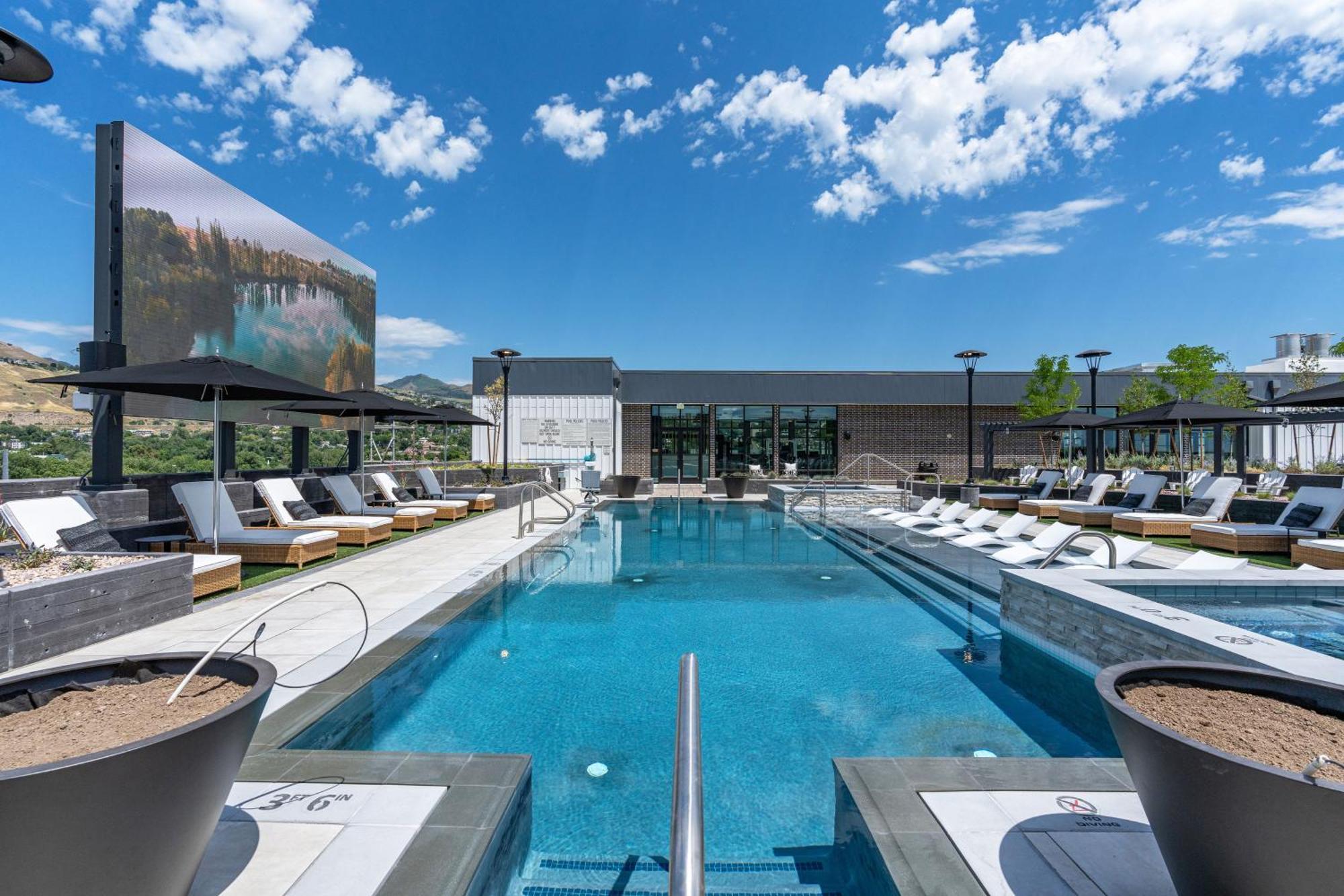 Апартаменты Outstanding Amenities-New Complex- Downtown Luxury Солт-Лейк-Сити Экстерьер фото
